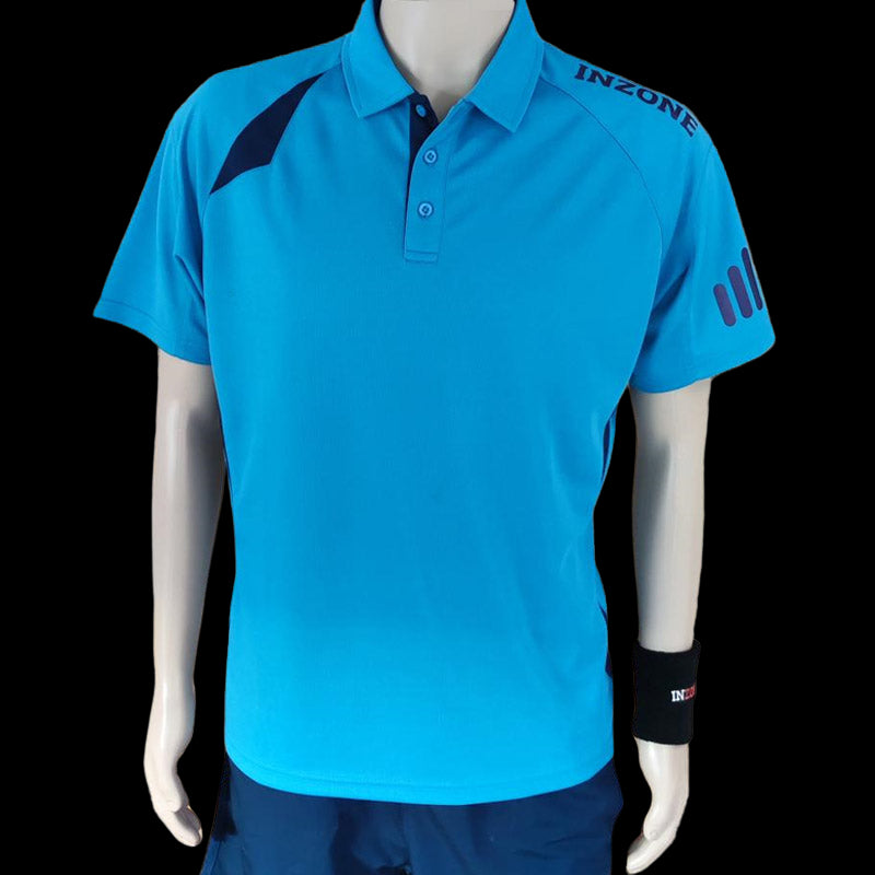 Inzone Scandinavia Poloshirt. Cyan