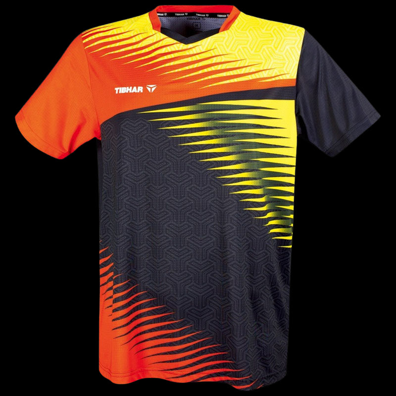 Tibhar T-shirt Azur. Orange